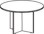 Regent Meeting Table 900Dx715H